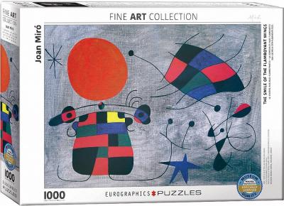 EUROGRAPHICS Puzzle Joan Miro - Le Sourire aux Ailes Flamboyantes 