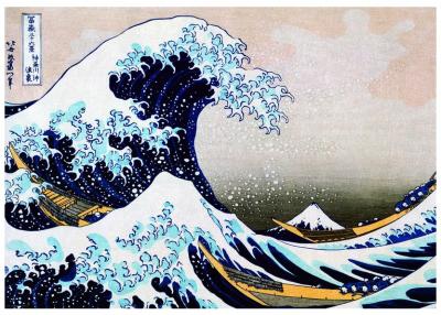  EuroGraphics Great Wave Kanagawa by Hokusai Puzzle (1000-Piece)