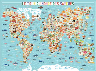 NATHAN Le Tour du Monde des Saveurs - Julie Mercier 