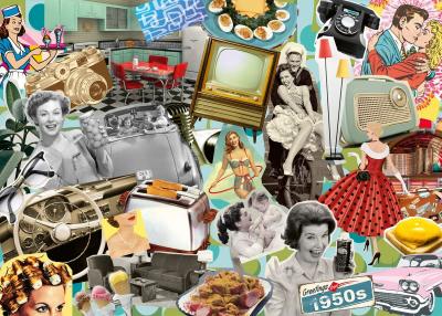 RAVENSBURGER  Puzzle Los A&ntilde;os 50 1000 Pi&egrave;ces 