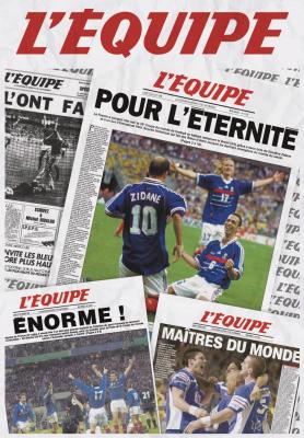 L EQUIPE Puzzle Les Exploits des &Eacute;quipes de France - Football, HandBall, Rugby