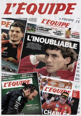 L EQUIPE Puzzle 1000 pi&egrave;ces L'&eacute;quipe L&eacute;gendes de la F1
