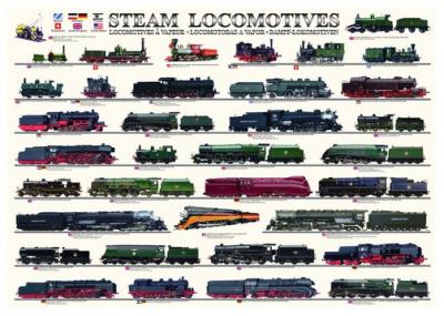  Eurographics Steam Locomotives (1000) 