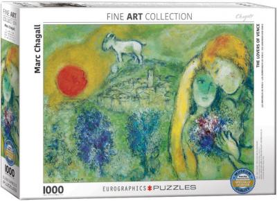 EUROGRAPHICS Puzzle Marc Chagall - Les Amoureux de Vence 