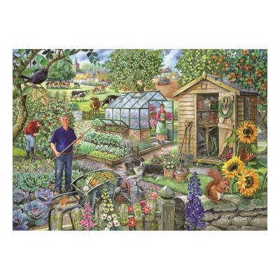 HOP HOUSE OF PUZZLES Puzzle Pi&egrave;ces XXL - Au Potager HOP - House of Puzzles