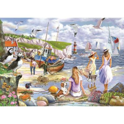 HOP HOUSE OF PUZZLES Pi&egrave;ces XXL - Brises De Bord De Mer 