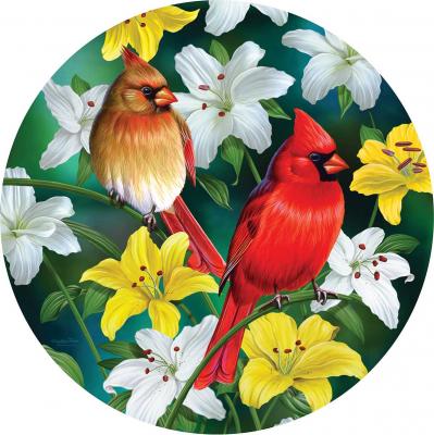 SUNSOUT Puzzle Pi&egrave;ces XXL - Cardinals in the Round 