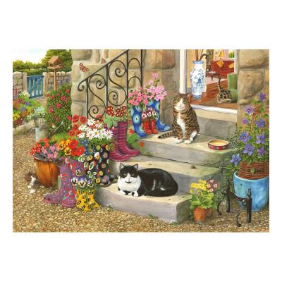 HOP HOUSE OF PUZZLES Pi&egrave;ces XXL - Chat Bott&eacute; 