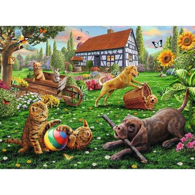 RAVENSBURGER Puzzle 200 Pi&egrave;ces : Pi&egrave;ces XXL - Explorateurs &agrave; 4 Pattes,