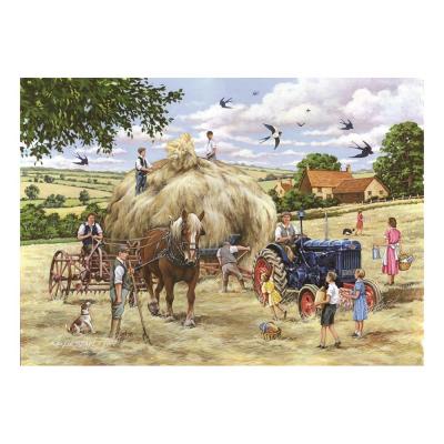 HOP HOUSE OF PUZZLES Pi&egrave;ces XXL - Faire Du Foin 