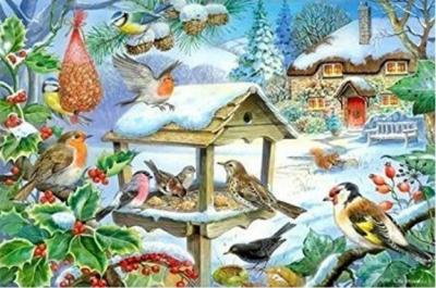 HOP HOUSE OF PUZZLES Puzzle Pi&egrave;ces XXL - Feed The Birds HOP - House of Puzzles