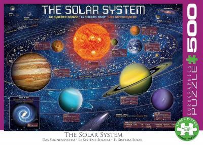 EUROGRAPHICS Puzzle Pi&egrave;ces XXL - The Solar System Illustrated 