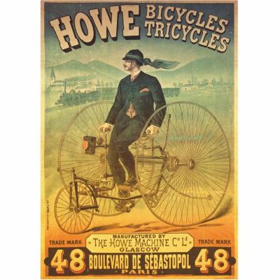 DTOYS D-Toys- Puzzle 1000 pcs Vintage Posters Howe Bicycles Trycicles, 67555 VP11, Uni