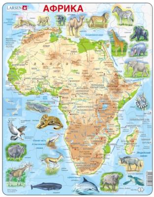 LARSEN Puzzle Cadre - Afrique (en Russe) 