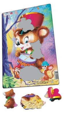 LARSEN Puzzle Cadre - Animaux de la For&ecirc;t 