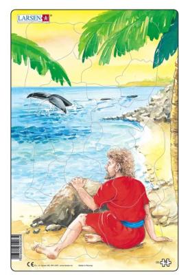 LARSEN Puzzle Cadre - Jonas et Mo&iuml;se 1 