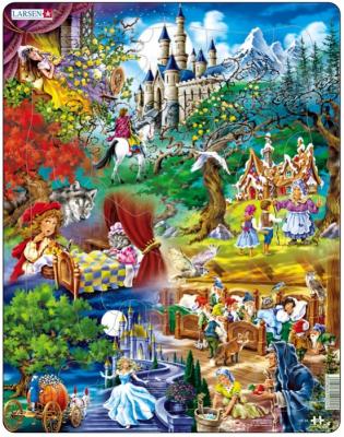 LARSEN  puzzle Maxiles contes de f&eacute;es de Grimm 33 pi&egrave;ces