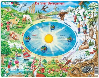LARSEN Puzzle Cadre - Les Saisons (en Hollandais) 