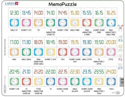 LARSEN Puzzle Cadre - MemoPuzzle (en Danois) 