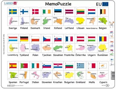 LARSEN Puzzle Cadre - MemoPuzzle (en Su&eacute;dois) 