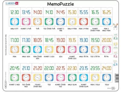 LARSEN Puzzle Cadre - MemoPuzzle (en Su&eacute;dois) 