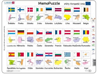 LARSEN Puzzle Cadre - MemoPuzzle (en Tch&egrave;que) 