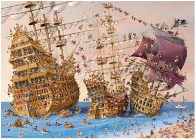 HEYE Puzzle 1000 Pi&egrave;ces : Ruyer : Corsaires, 