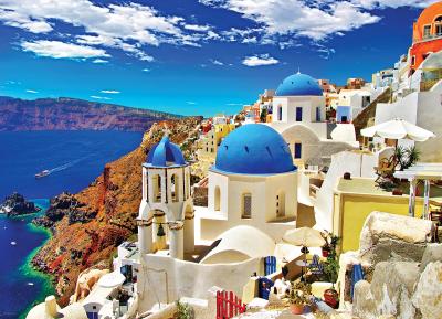 EUROGRAPHICS  Oia Santorini Greece Puzzle (1000 Piece)