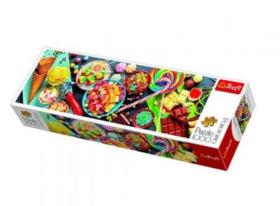 TREFL - puzzle panorama mod&egrave;le douceurs 1000 pi&egrave;ces, 29046, multicolore