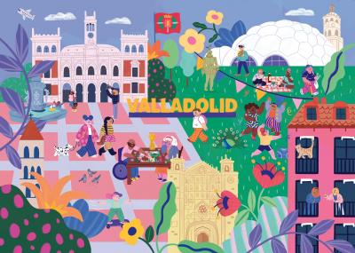 RAVENSBURGER Puzzle Valladolid - Marie Boiseau 