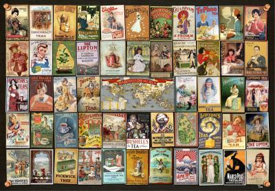 DTOYS Puzzle Vintage Collage - Th&eacute;s 