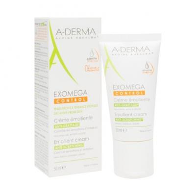 A DERMA A-Derma Exomega Control Cr&egrave;me &Eacute;molliente Anti-Grattage 50 ml