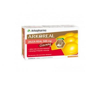 ARKOPHARMA  Arkoreal Gel&eacute;e Royale + Ginseng 20 Ampoules
