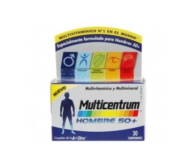 MULTICENTRUM  Homme 50+ 30 Comprim&eacute;s