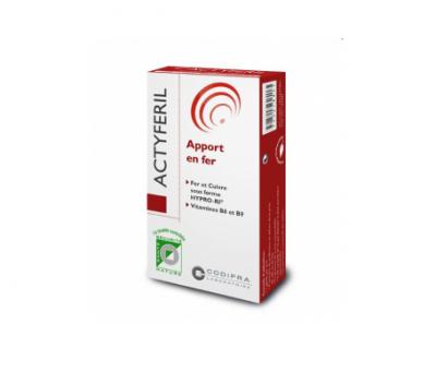 CODIFRA  - Actyferil Apport En Fer X60 G&eacute;lules