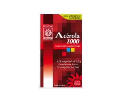 DAYANG  Acerola 1000 24 comprim&eacute;s