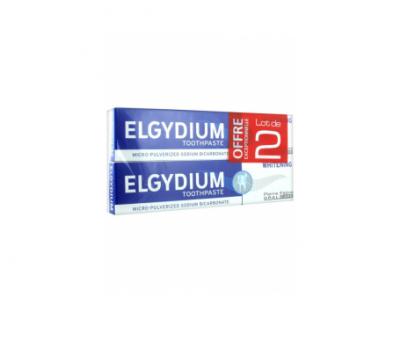 ELGYDIUM  Dentifrice Blancheur Lot De 2 x 75 ml