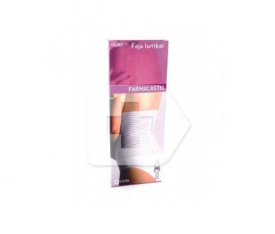 FARMALASTIC  lumbar girdle white Velcro T-2 1 pc