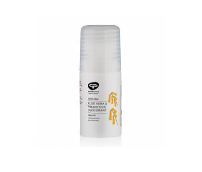 GREEN PEOPLE  Aloe Vera and Prebiotics Deodorant 75ml - Sandalwood and Chamomile Scent for Women - Organic and Gentle - Paraben and Ethanol Free - Cruelty Free and Vegan