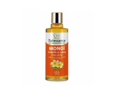 NATESSANCE  Huile S&egrave;che au Mono&iuml; - Visage, Corps et Cheveux, 100ml