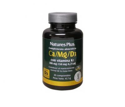 NATURES PLUS Nature's Plus Ca/Mg/D3 - 30 Comprim&eacute;s