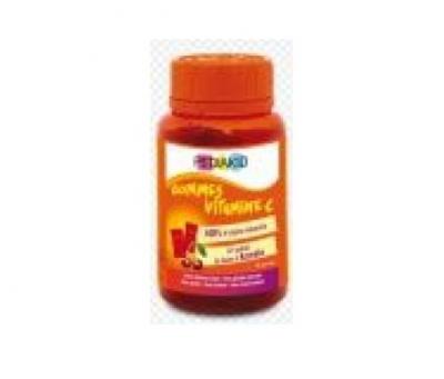 PEDIAKID  Gommes Vitamine C - Go&ucirc;t Cerise - D&egrave;s 3 ans