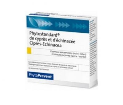PILEJE PHYTOPREVENT Phytostandard cypr&egrave;s&eacute;chinac&eacute;e bo&icirc;te 30 comprim&eacute;s
