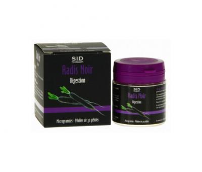 SIDN S.i.d Nutrition Radis Noir 30 G&eacute;lules - Pilulier 30 G&eacute;lules