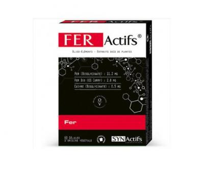 ARAGAN SYNACTIFS FERActifs fer bo&icirc;te 60 g&eacute;lules