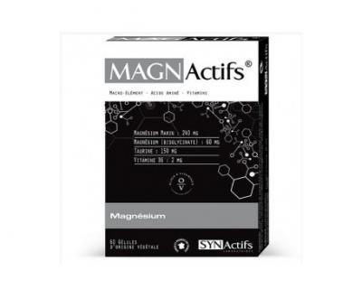 ARAGAN SYNACTIFS MAGNActifs magn&eacute;sium bo&icirc;te de 60 g&eacute;lules