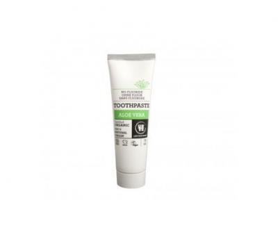 URTEKRAM  Dentifrice bio &agrave; l'aloe vera sans fluorure, orange, 75 ml