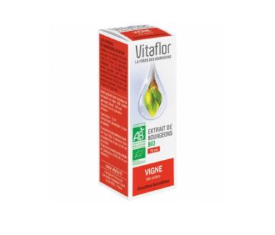 VITAFLOR  Extrait de Bourgeons Bio Vigne Rouge 15ml