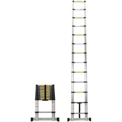 GT MARKET Echelle t&eacute;lescopique en aluminium - 3. 80 m&egrave;tres