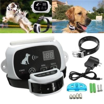 GENERIQUE &Eacute;lectrique Cl&ocirc;ture Anti-Fugue Sans Fil Syst&egrave;me &Eacute;metteur Collier Etanche Pour Chien M0b776